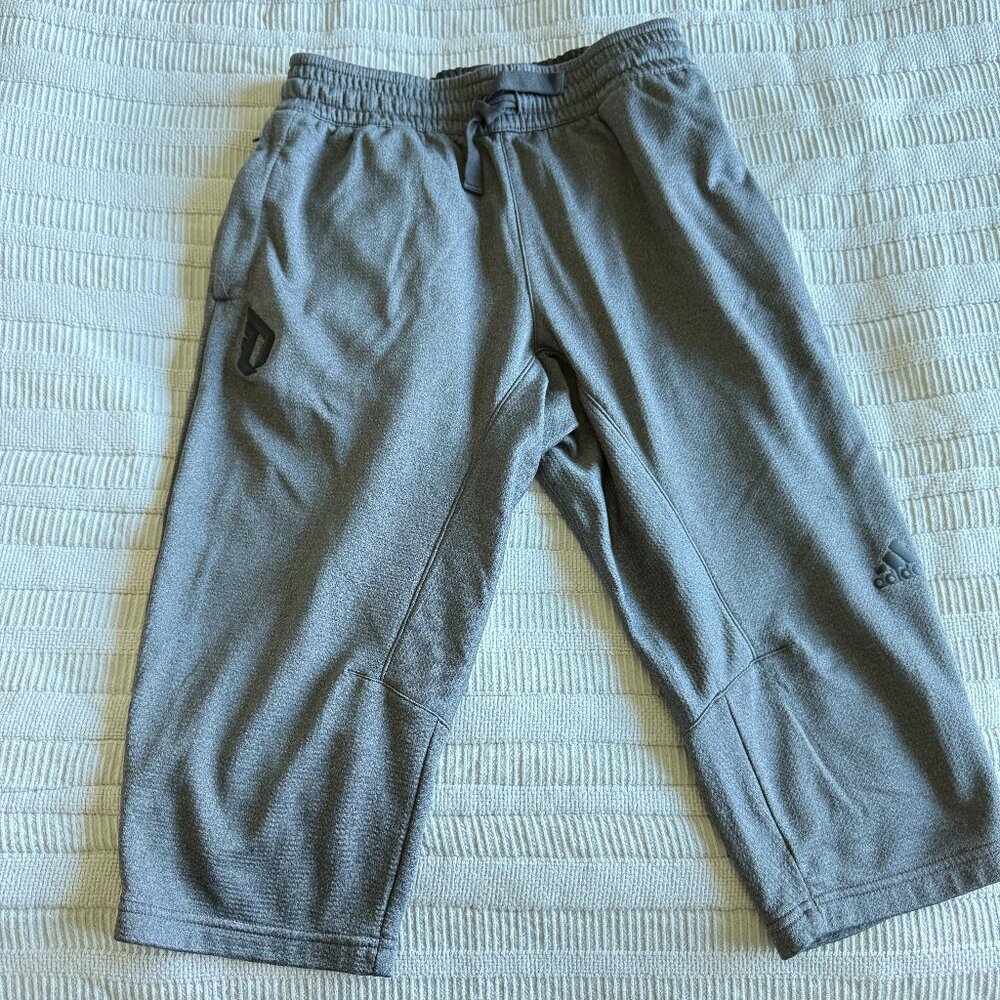 Adidas Shorts Gray Medium Side Pockets with Zip